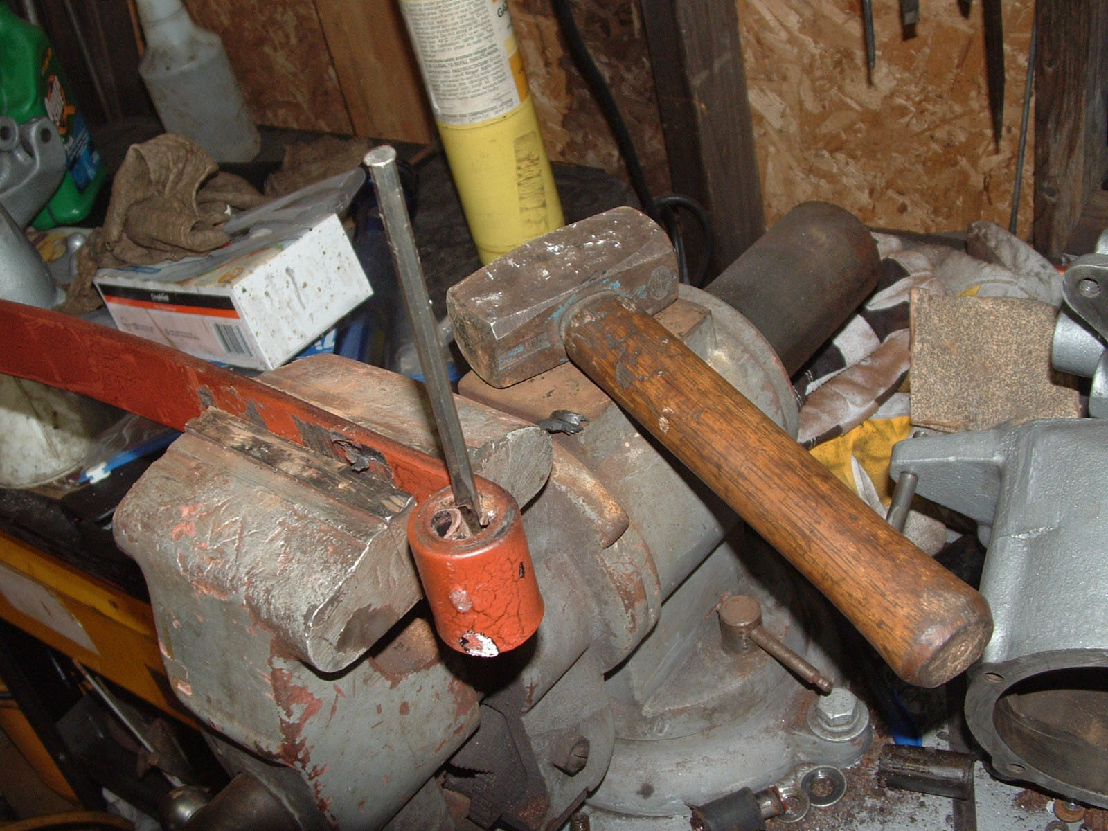 Jeep leaf spring bushing removal